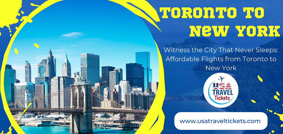 Flights from Toronto to New York